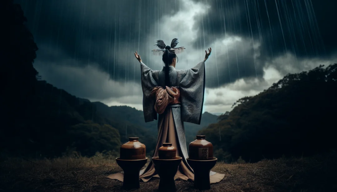 雨乞いの巫女