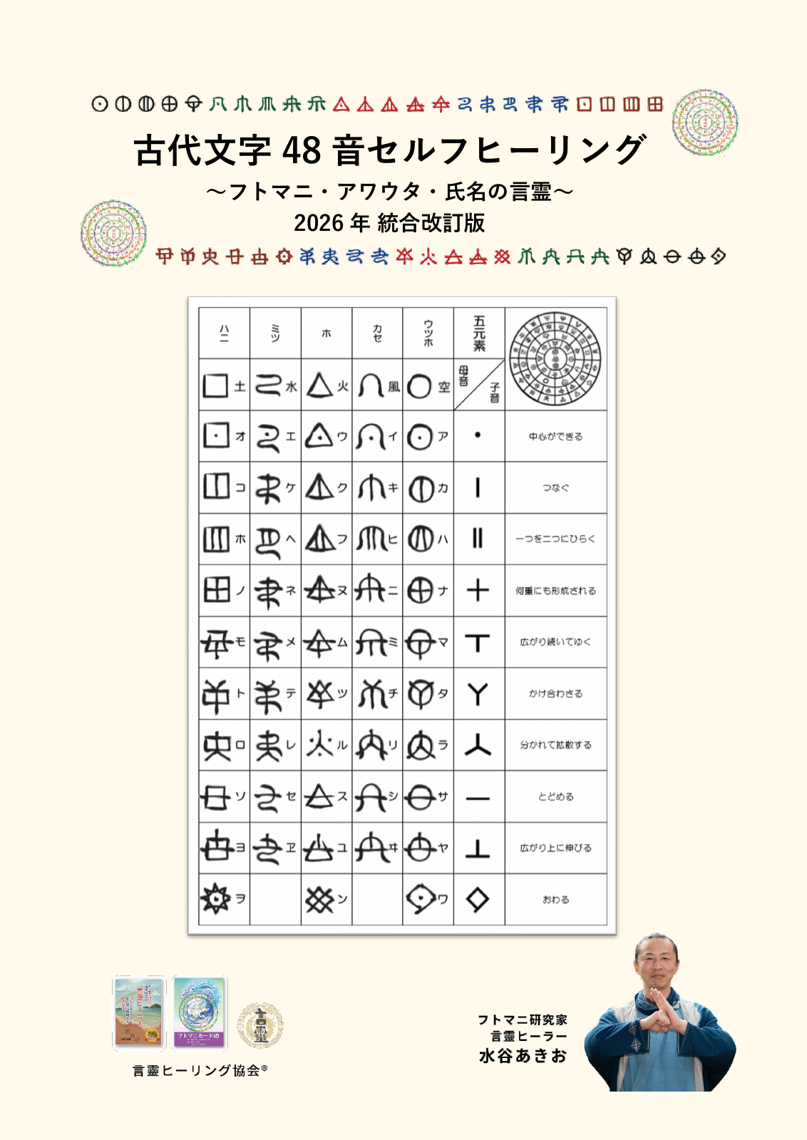 オンラインサロンで提供中の古代文字48音セルフヒーリング教材の表紙