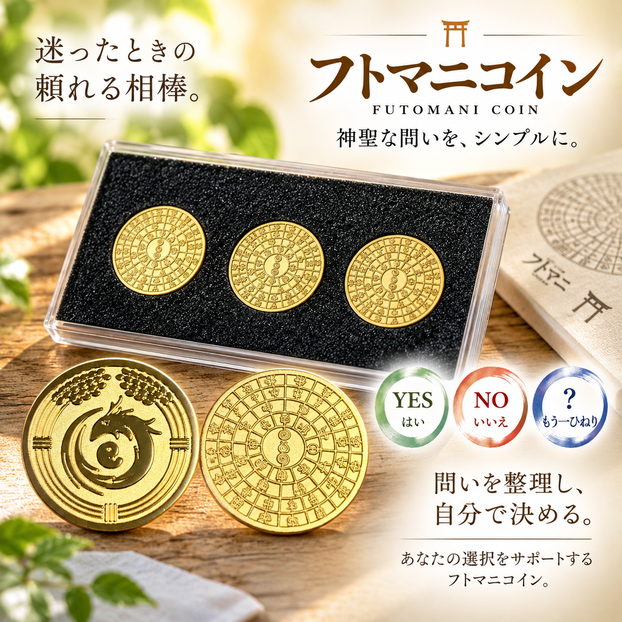 決める|迷いを整理するフトマニコイン